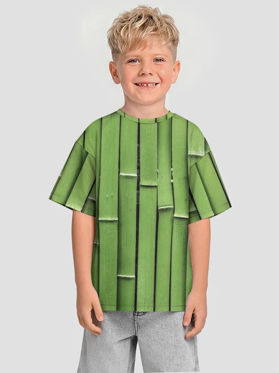 Camiseta Oversize de Algodón Niño