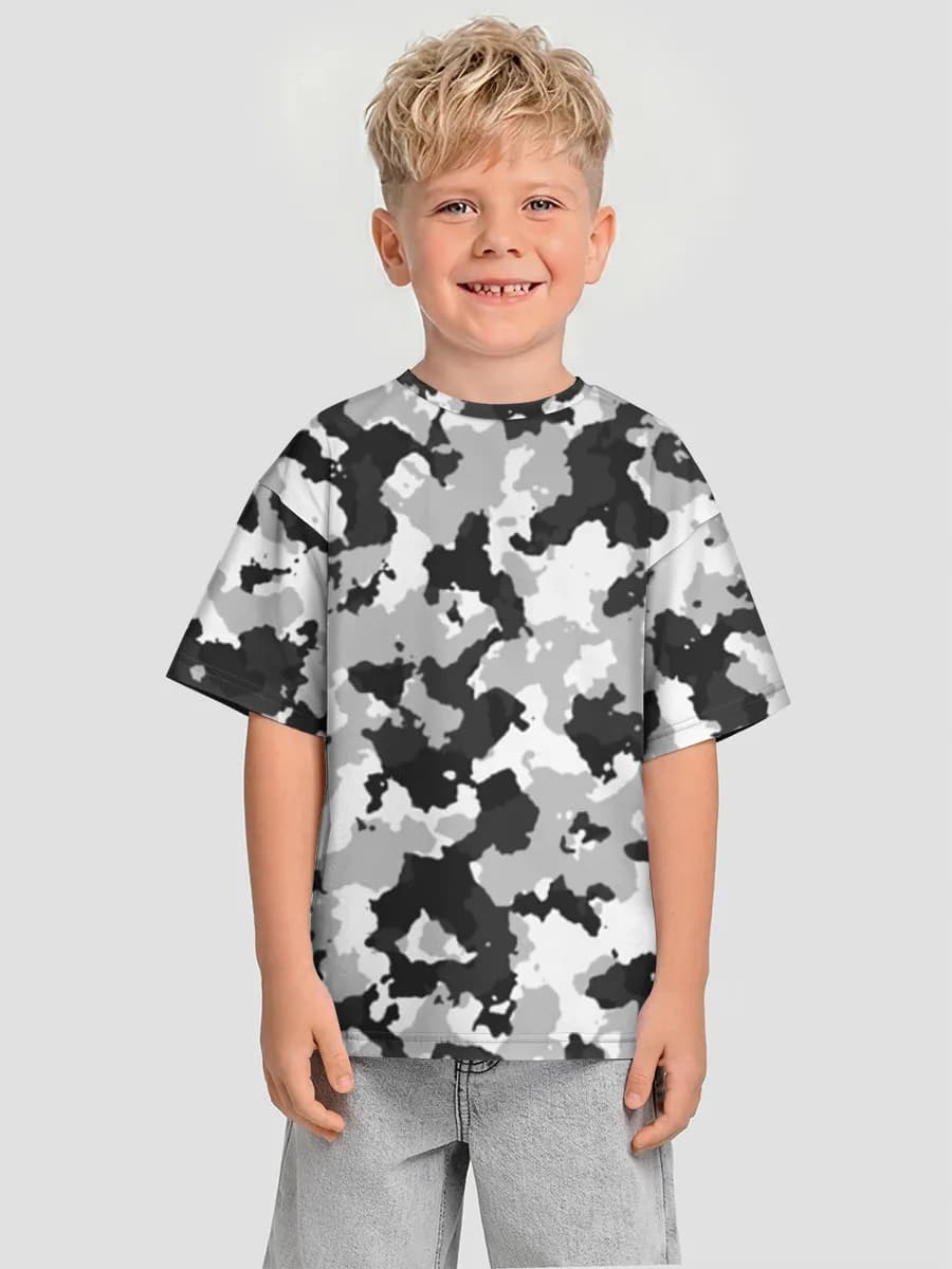 男の子 ビッグシルエット コットンTシャツ