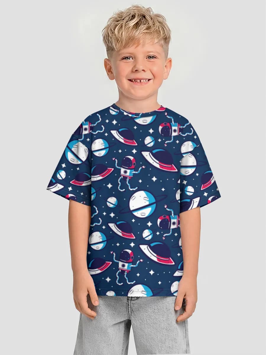 T-shirt coton oversize garçon