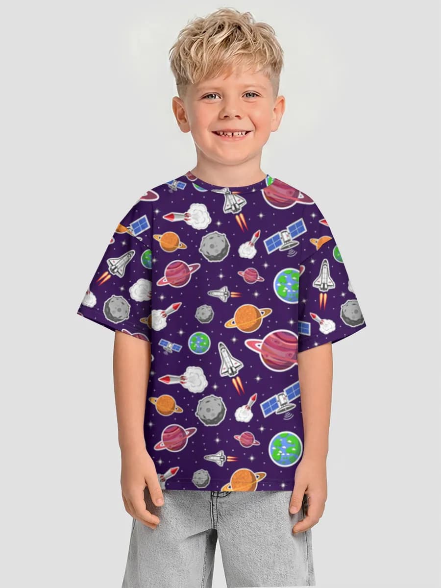 T-shirt coton oversize garçon