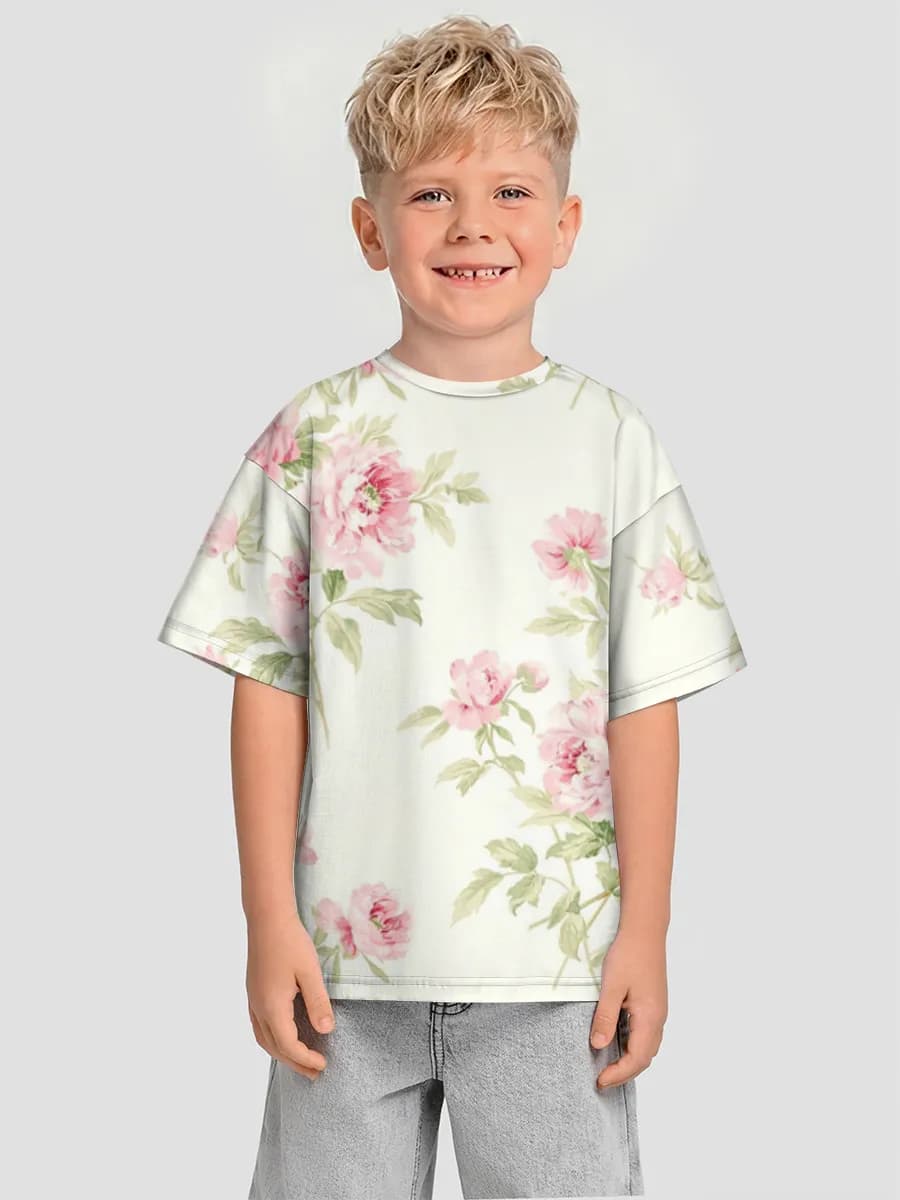Camiseta Oversize de Algodón Niño