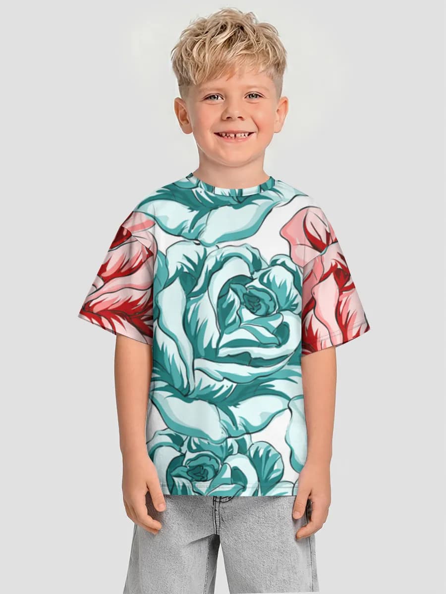 Camiseta Oversize de Algodón Niño