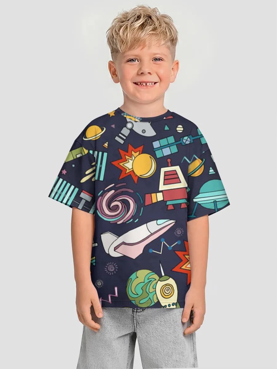 T-shirt coton oversize garçon