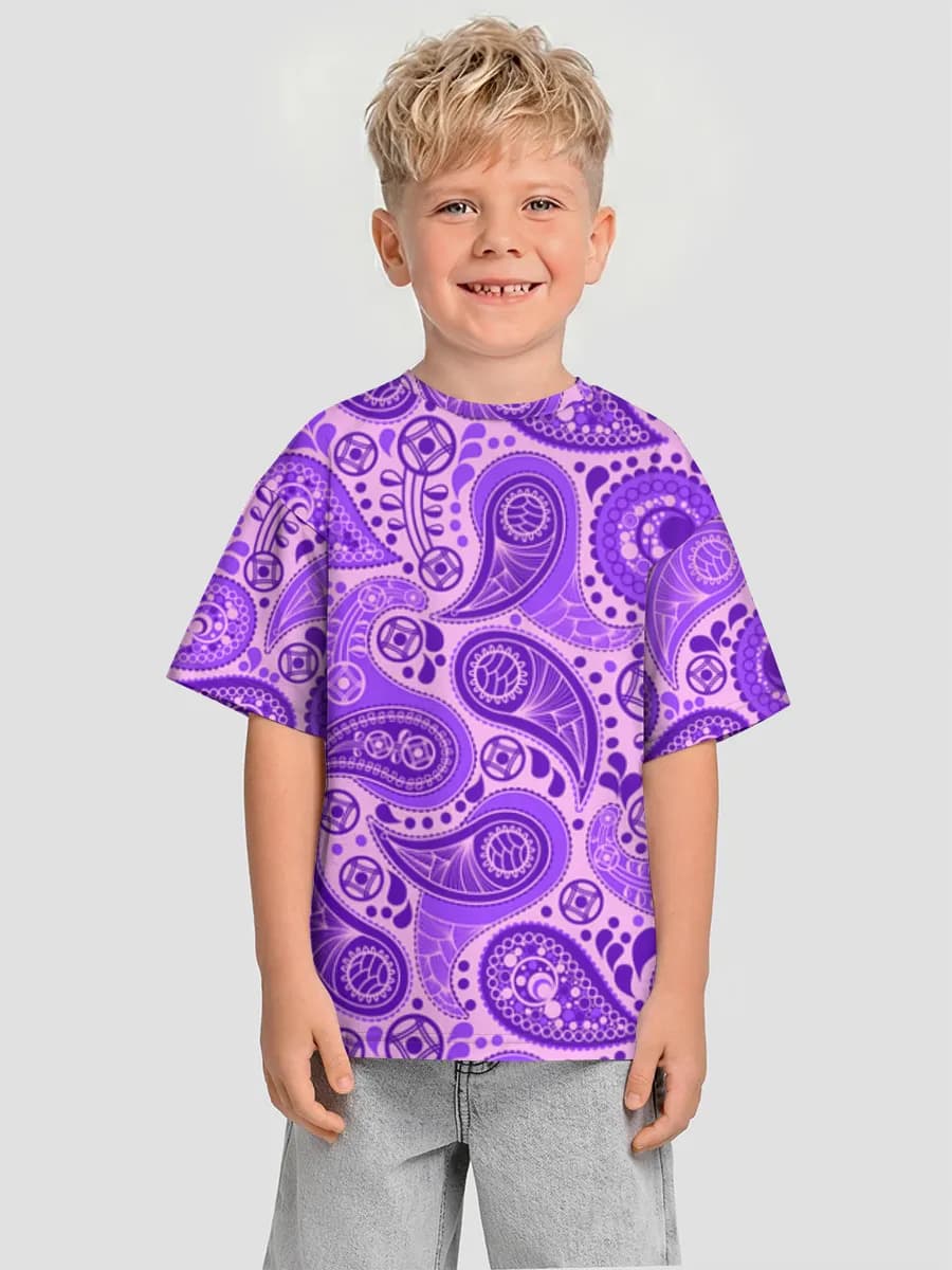 Camiseta Oversize de Algodón Niño