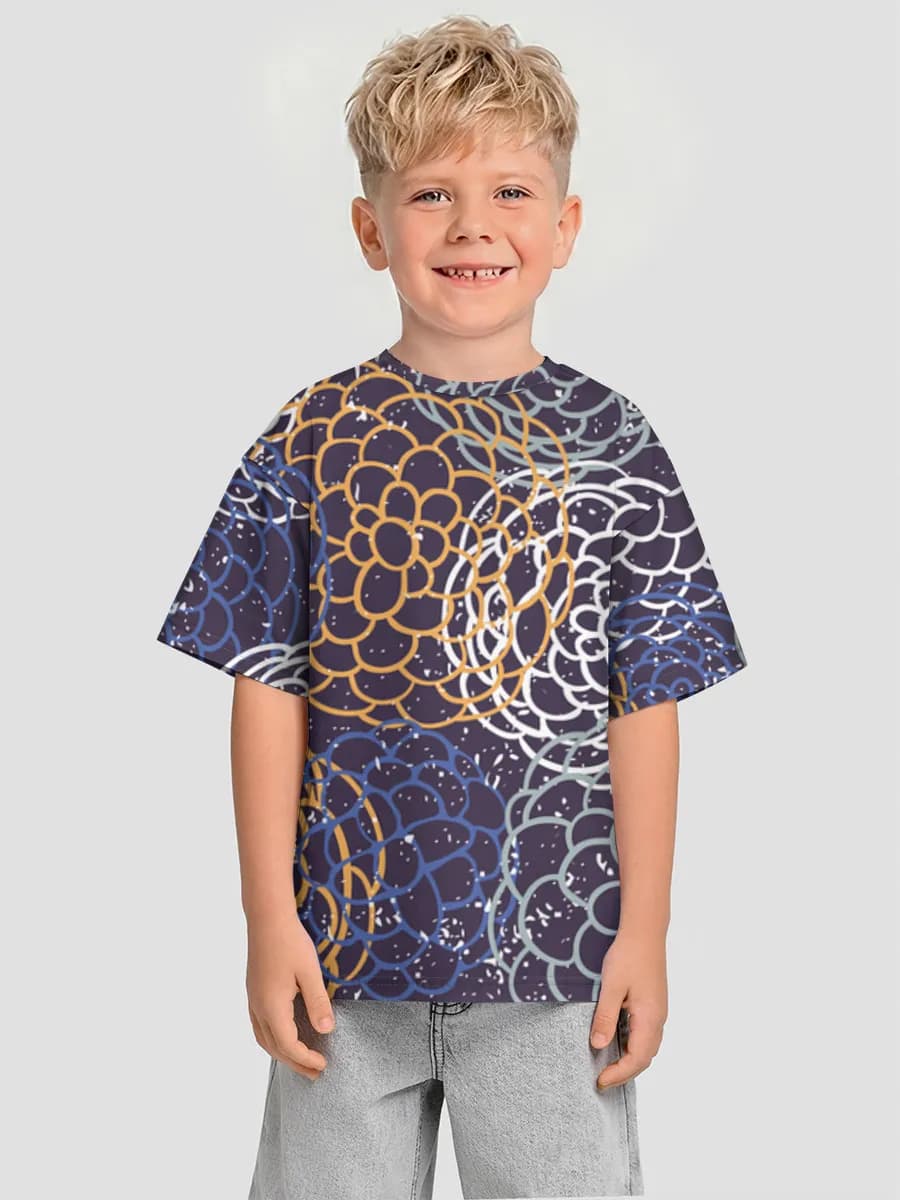 男の子 ビッグシルエット コットンTシャツ