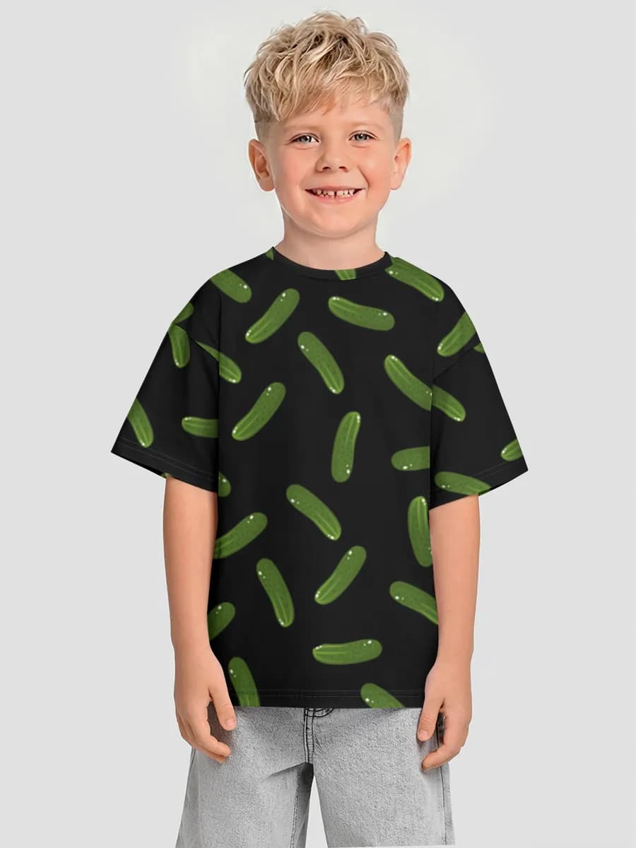 Camiseta Oversize de Algodón Niño