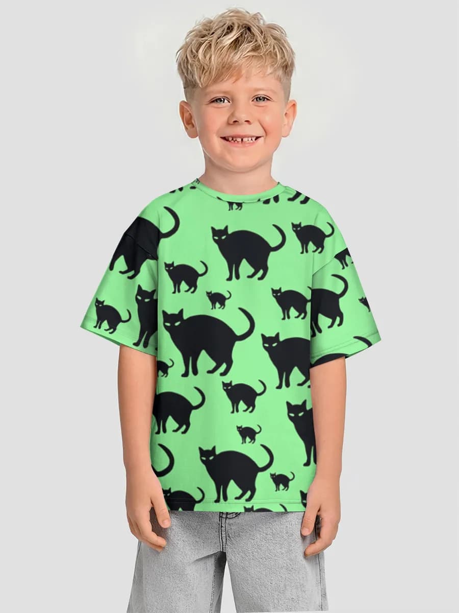 T-shirt coton oversize garçon