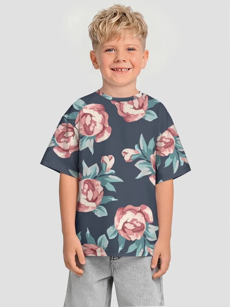 Camiseta Oversize de Algodón Niño