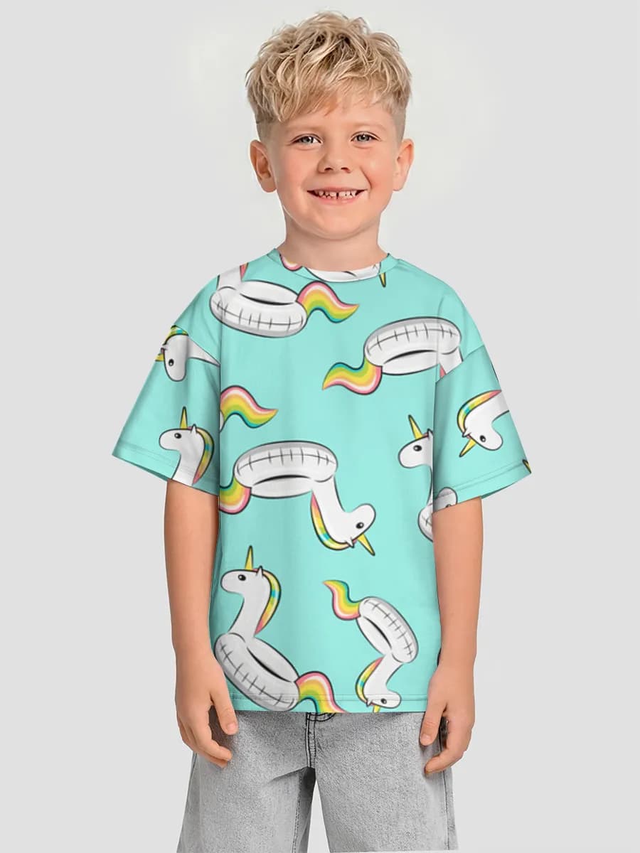 T-shirt coton oversize garçon