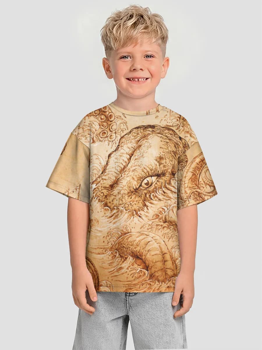 Camiseta Oversize de Algodón Niño