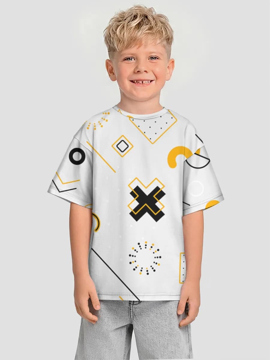 T-shirt coton oversize garçon