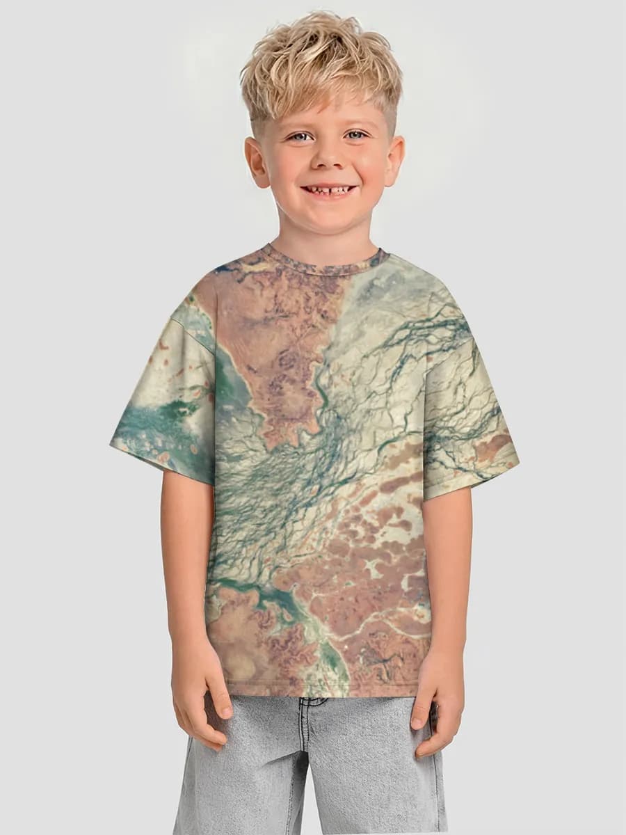 男の子 ビッグシルエット コットンTシャツ