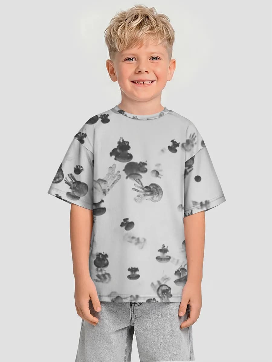 Camiseta Oversize de Algodón Niño
