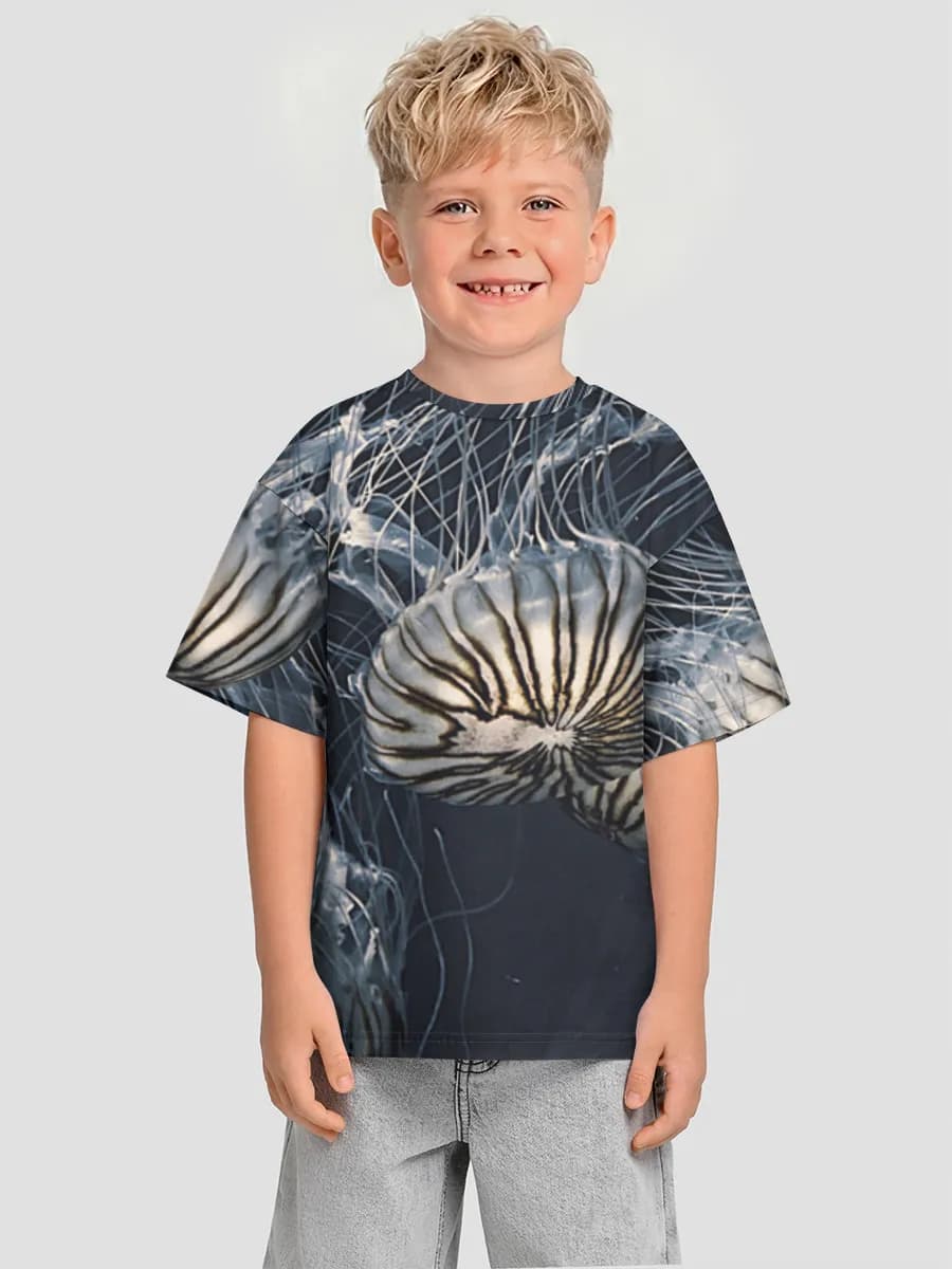 Camiseta Oversize de Algodón Niño