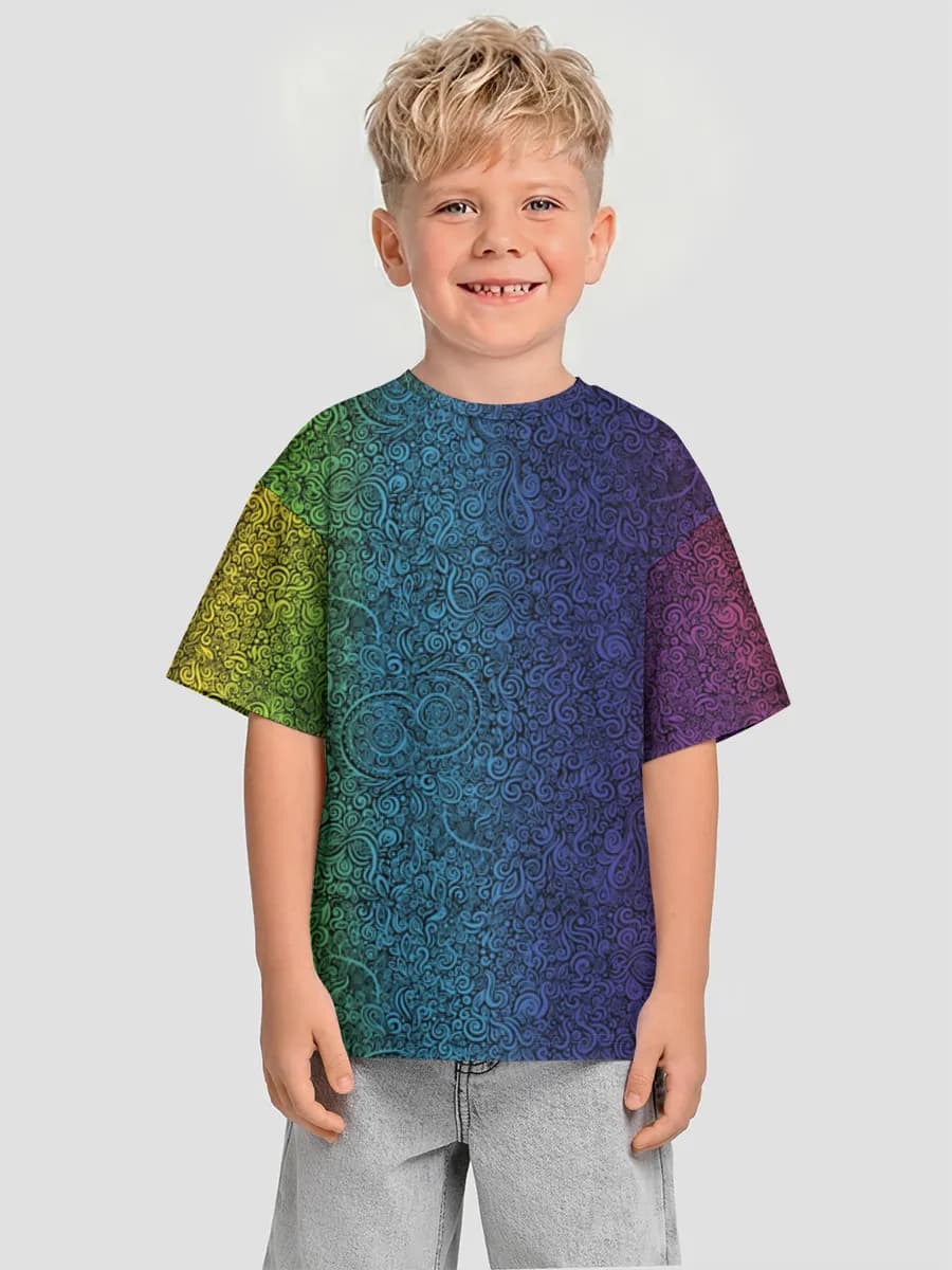 男の子 ビッグシルエット コットンTシャツ