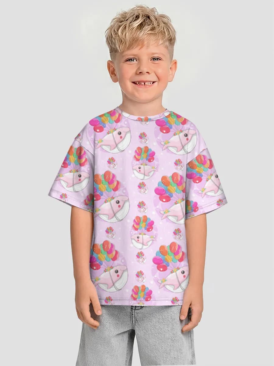 男の子 ビッグシルエット コットンTシャツ