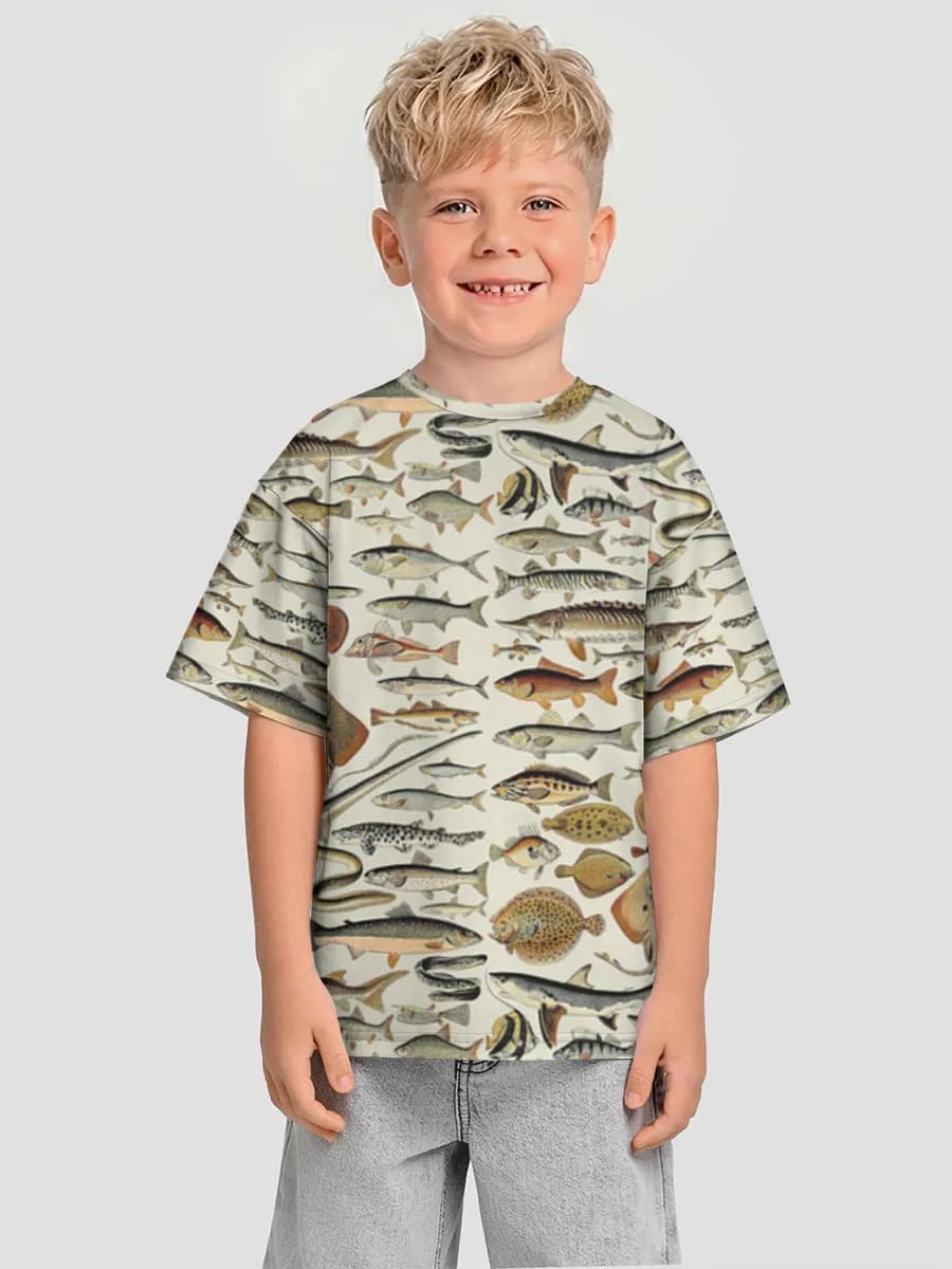 T-shirt coton oversize garçon
