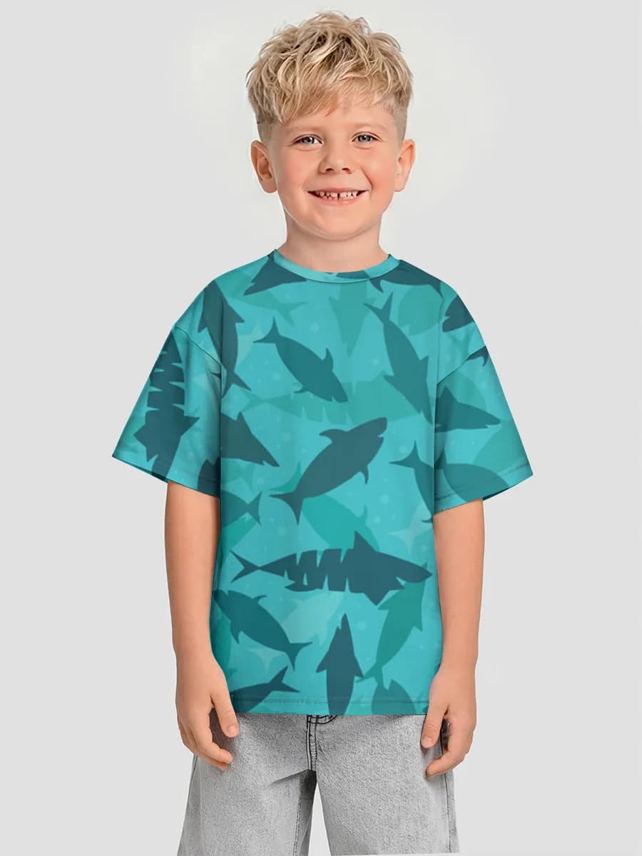 T-shirt coton oversize garçon