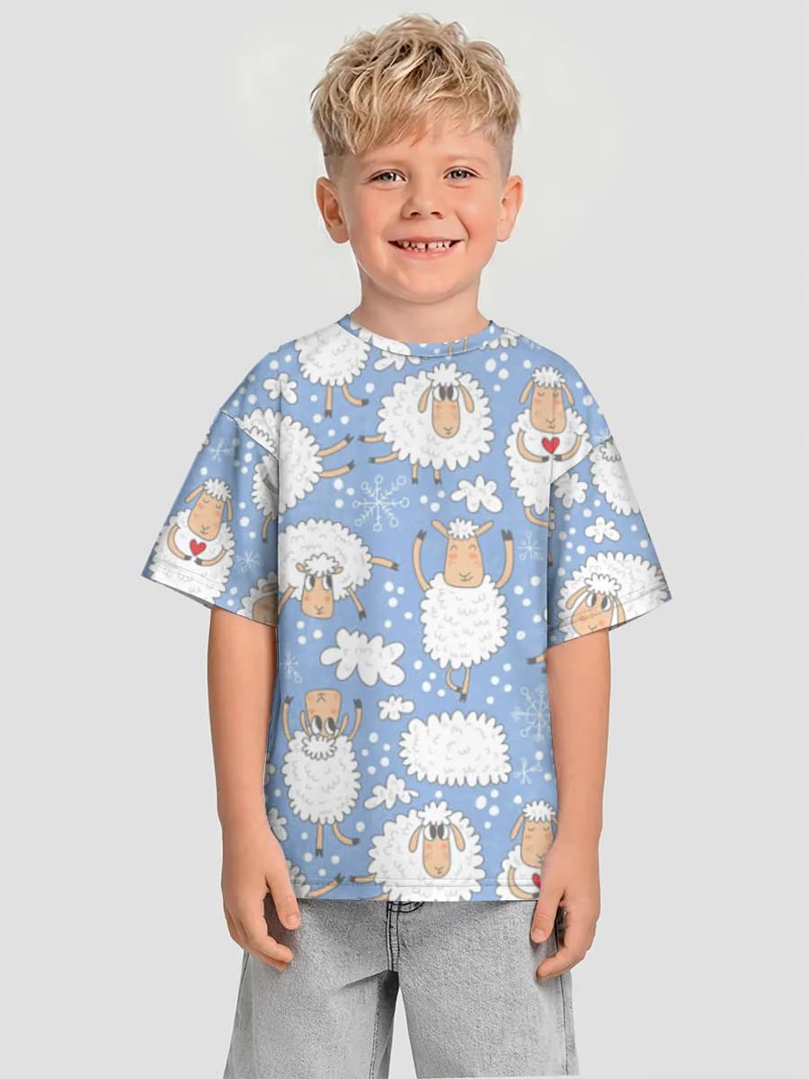 T-shirt coton oversize garçon