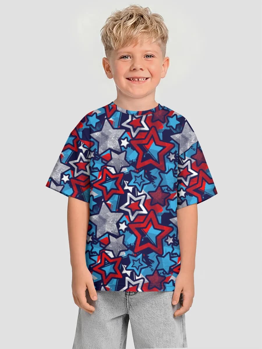 T-shirt coton oversize garçon