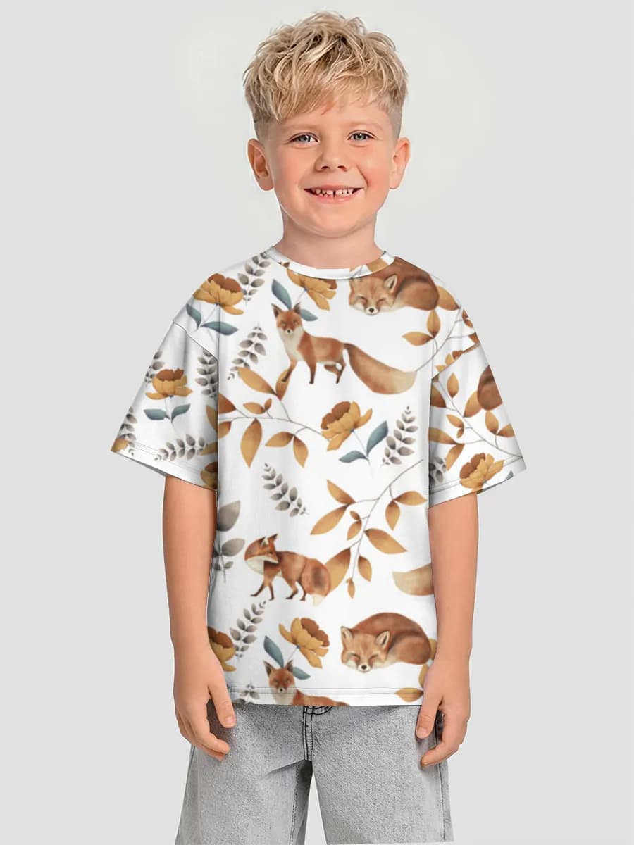 T-shirt coton oversize garçon