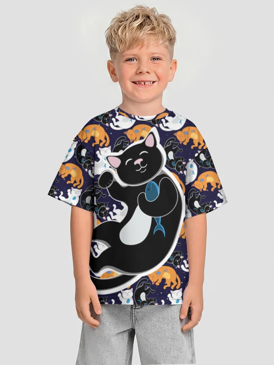 T-shirt coton oversize garçon