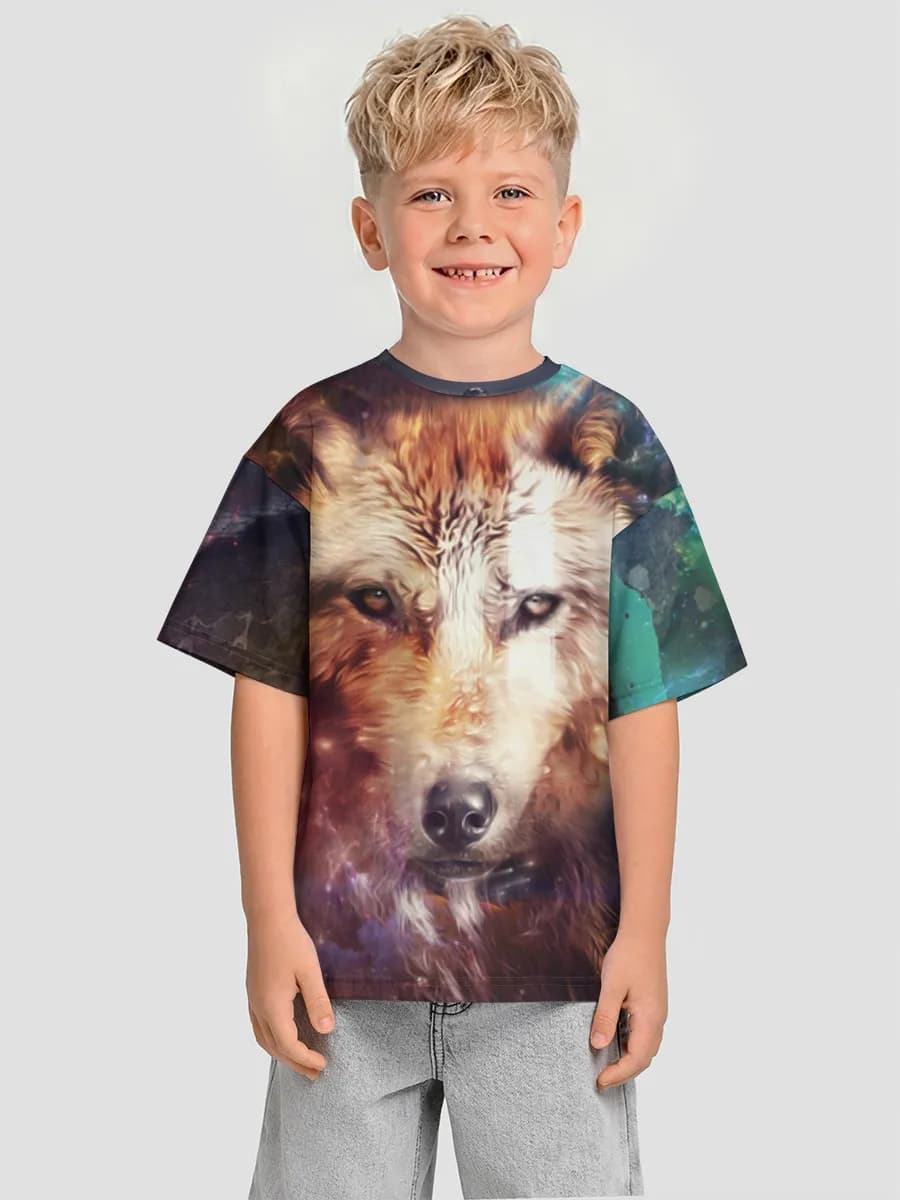 Camiseta Oversize de Algodón Niño