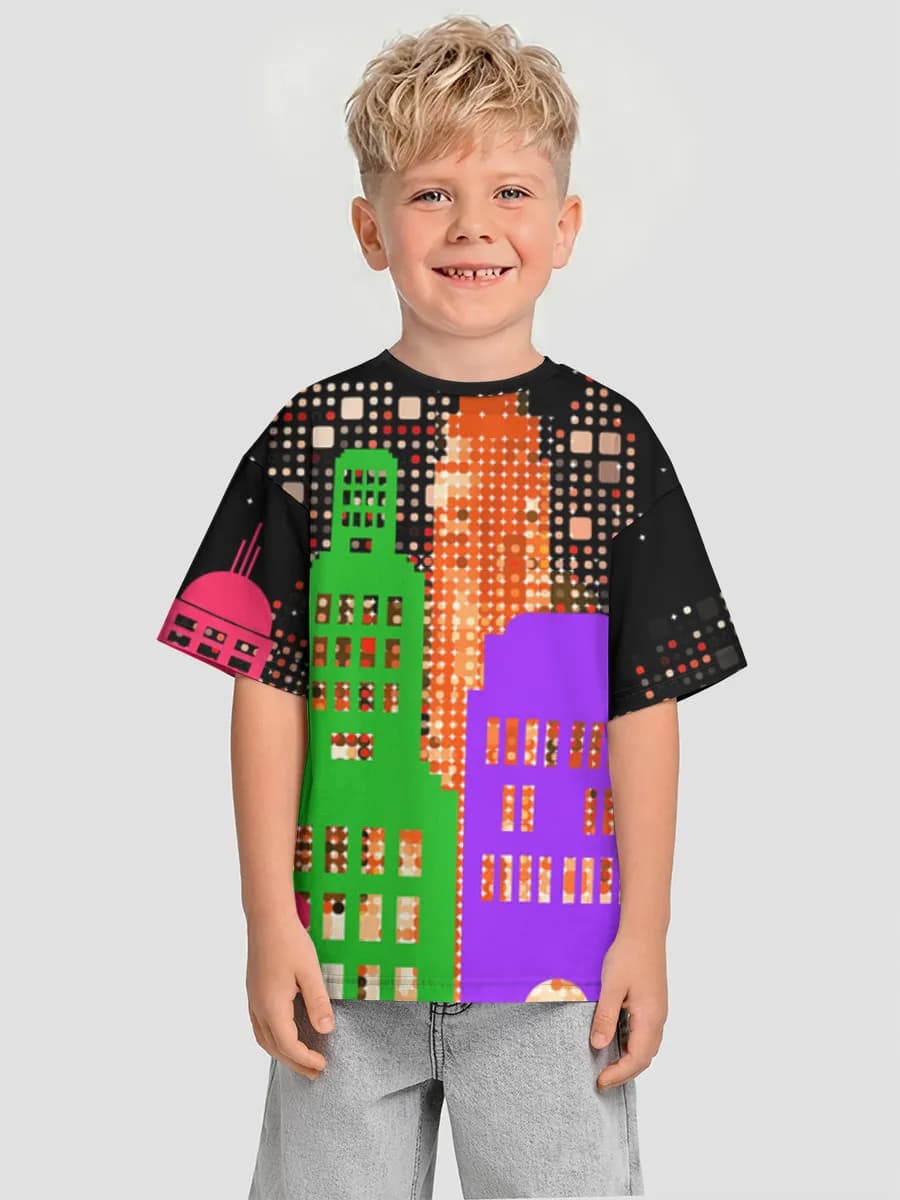 T-shirt coton oversize garçon