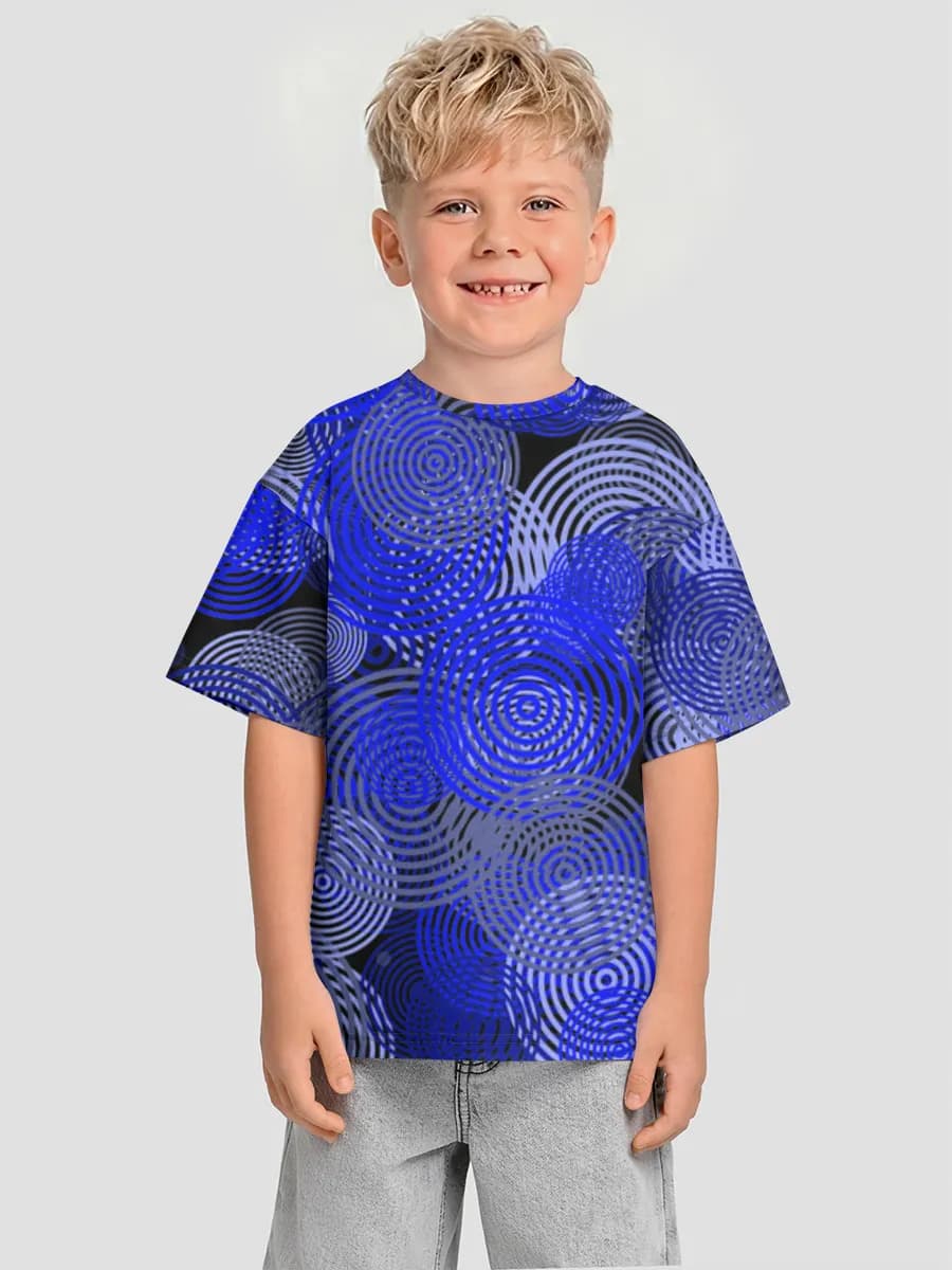 男の子 ビッグシルエット コットンTシャツ