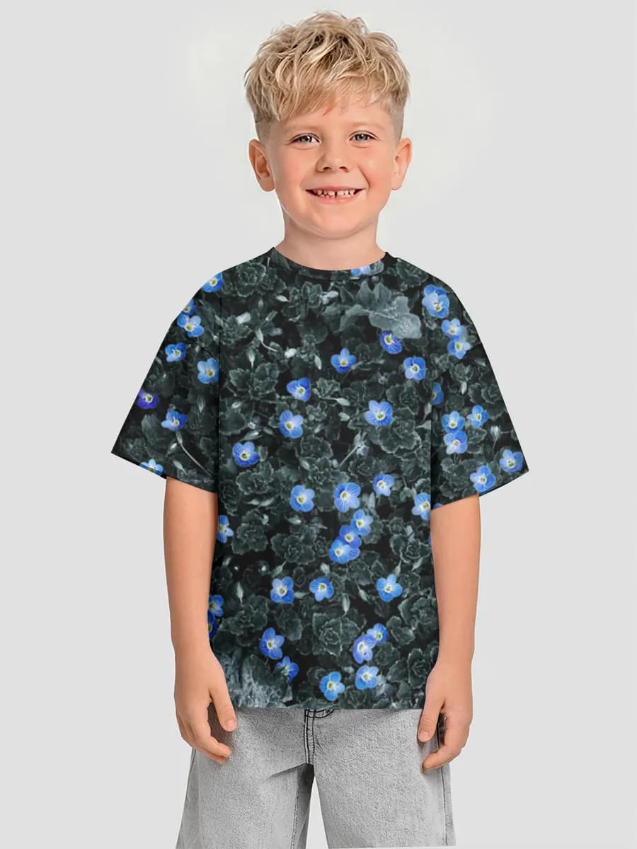T-shirt coton oversize garçon