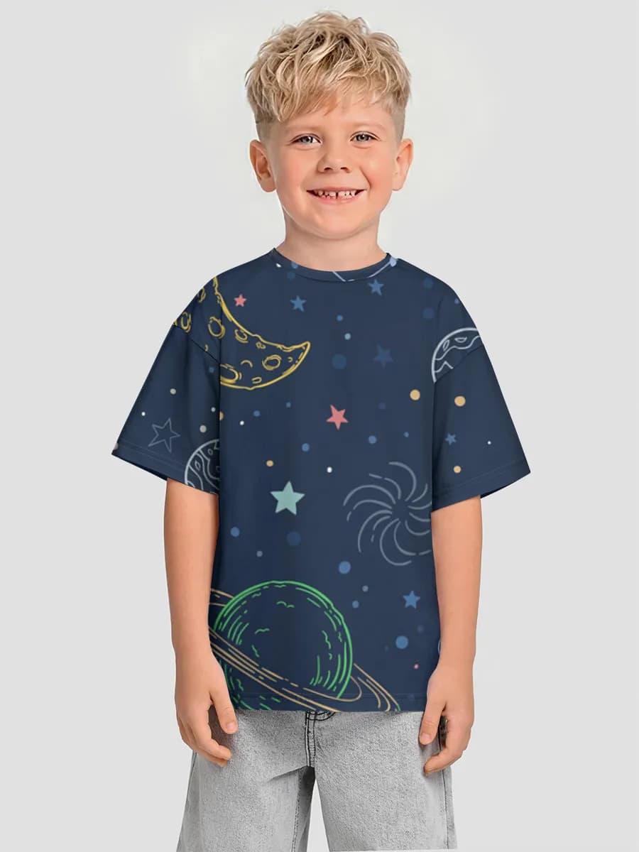 T-shirt coton oversize garçon