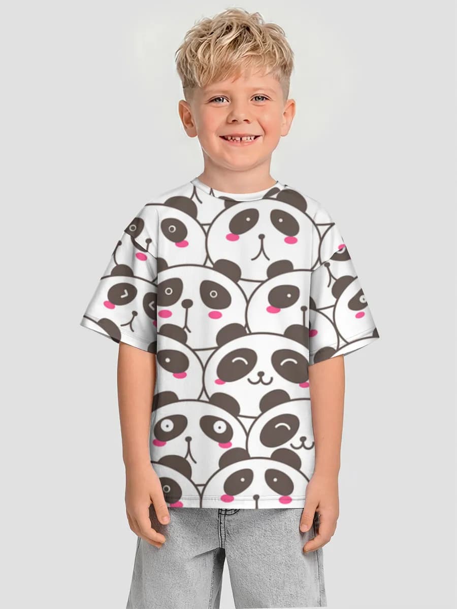 T-shirt coton oversize garçon