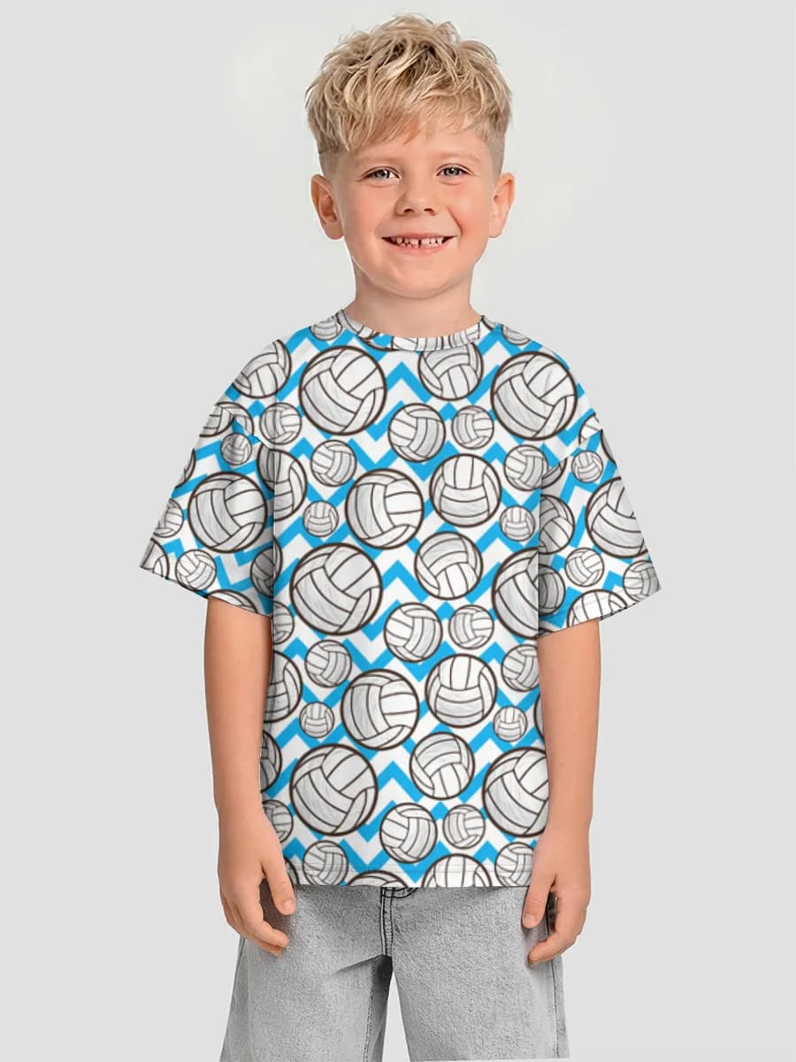 Oversized Baumwoll-T-Shirt Jungen