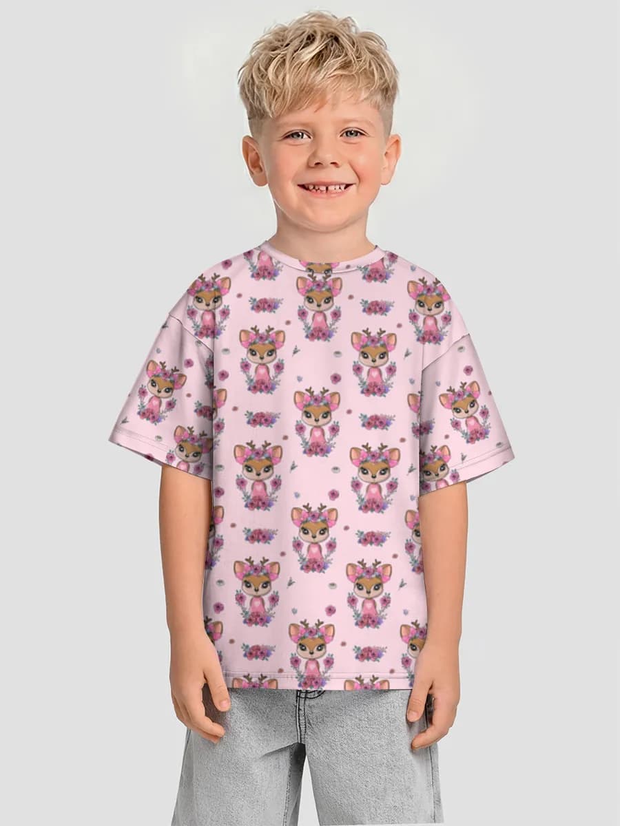 T-shirt coton oversize garçon