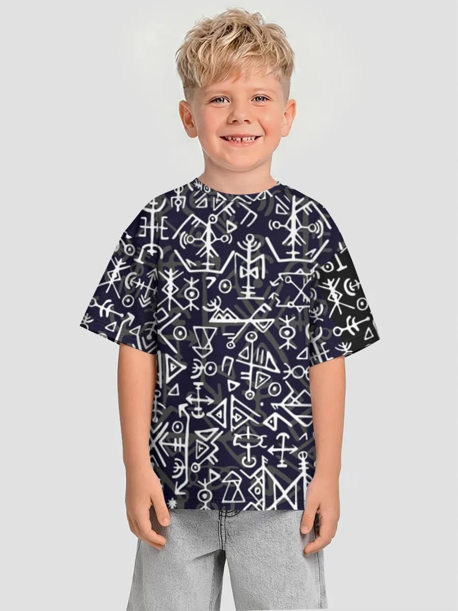Camiseta Oversize de Algodón Niño