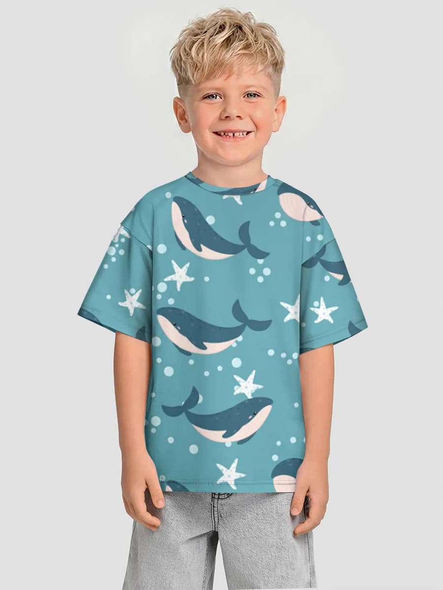 T-shirt coton oversize garçon