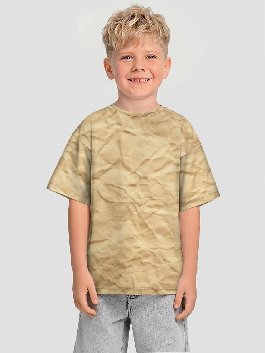 Boys' oversized cotton T-shirt