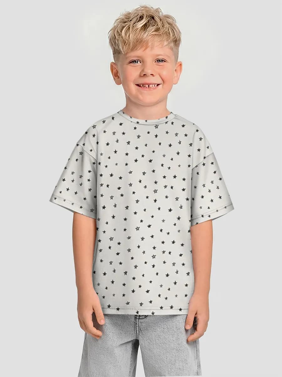 T-shirt coton oversize garçon