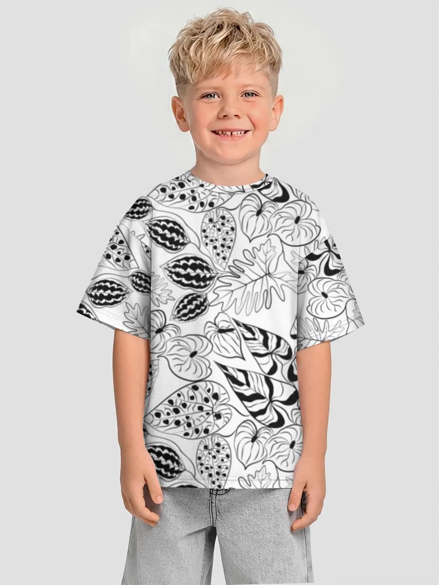 Camiseta Oversize de Algodón Niño