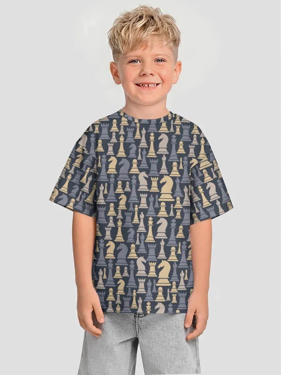 Camiseta Oversize de Algodón Niño