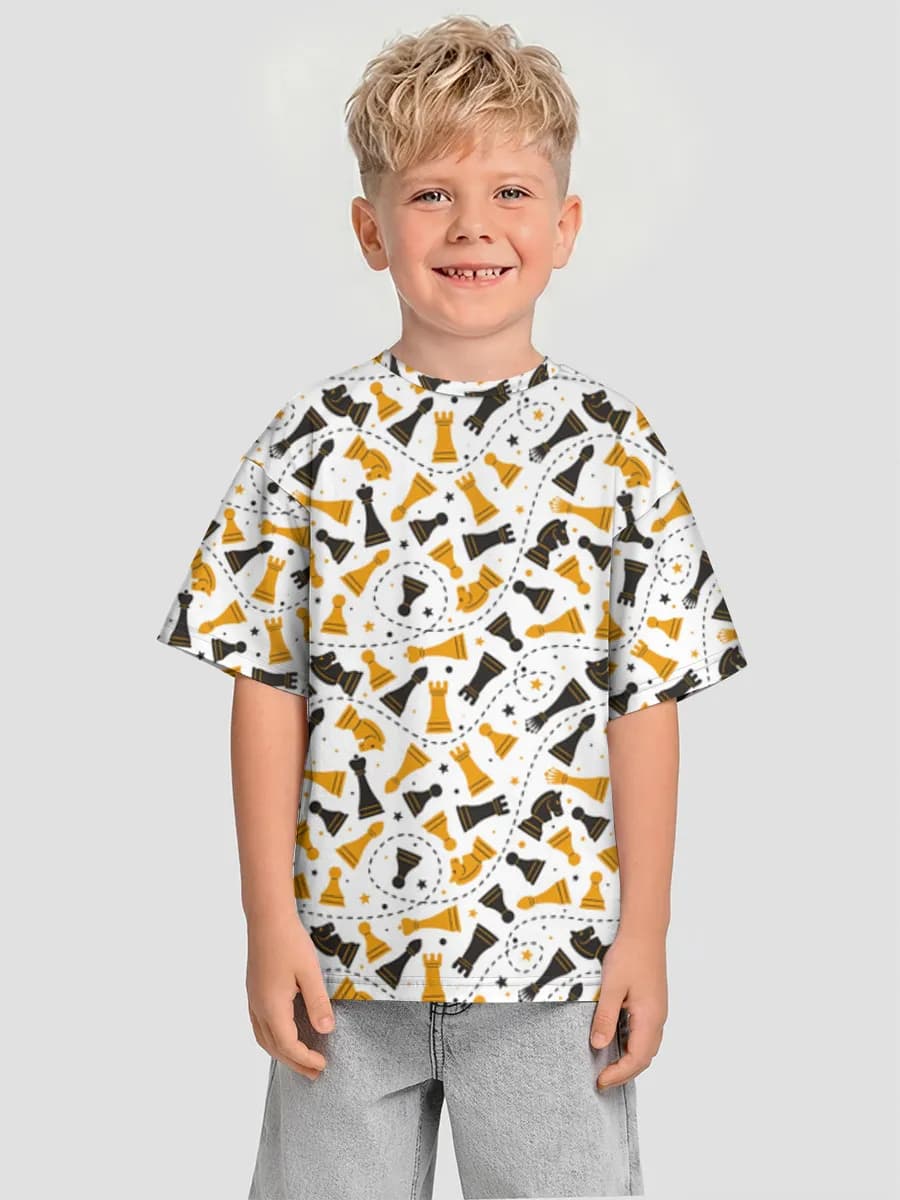 Camiseta Oversize de Algodón Niño