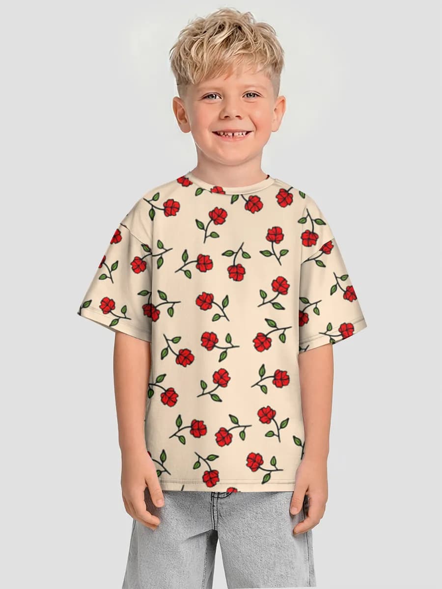 T-shirt coton oversize garçon