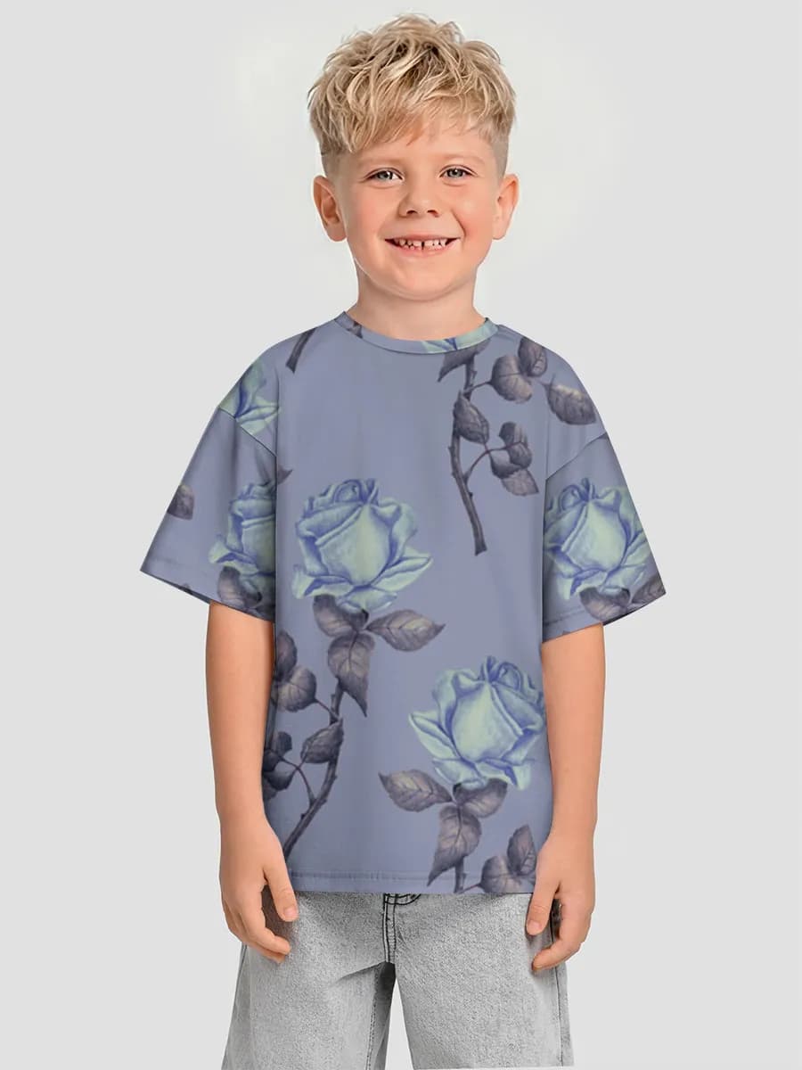 Camiseta Oversize de Algodón Niño