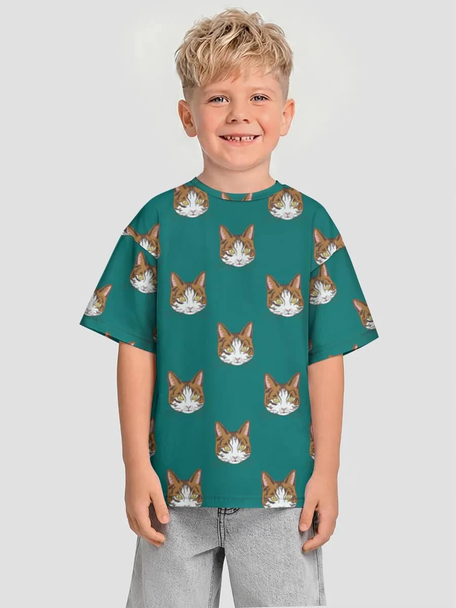 T-shirt coton oversize garçon