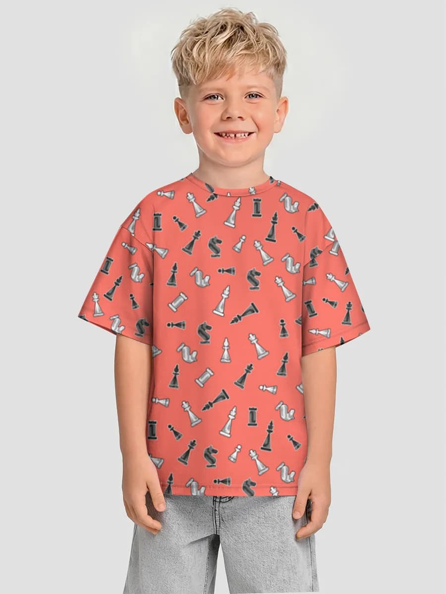 Camiseta Oversize de Algodón Niño