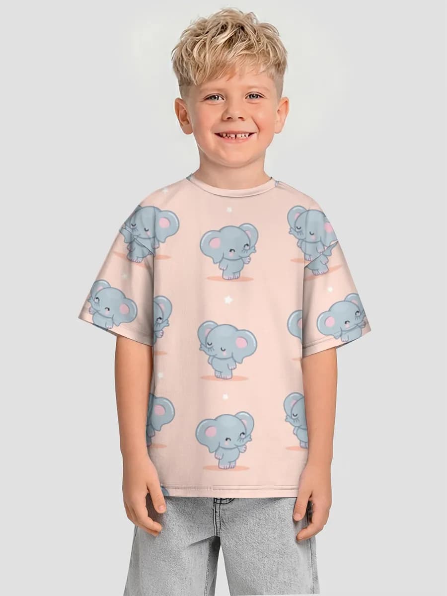 T-shirt coton oversize garçon
