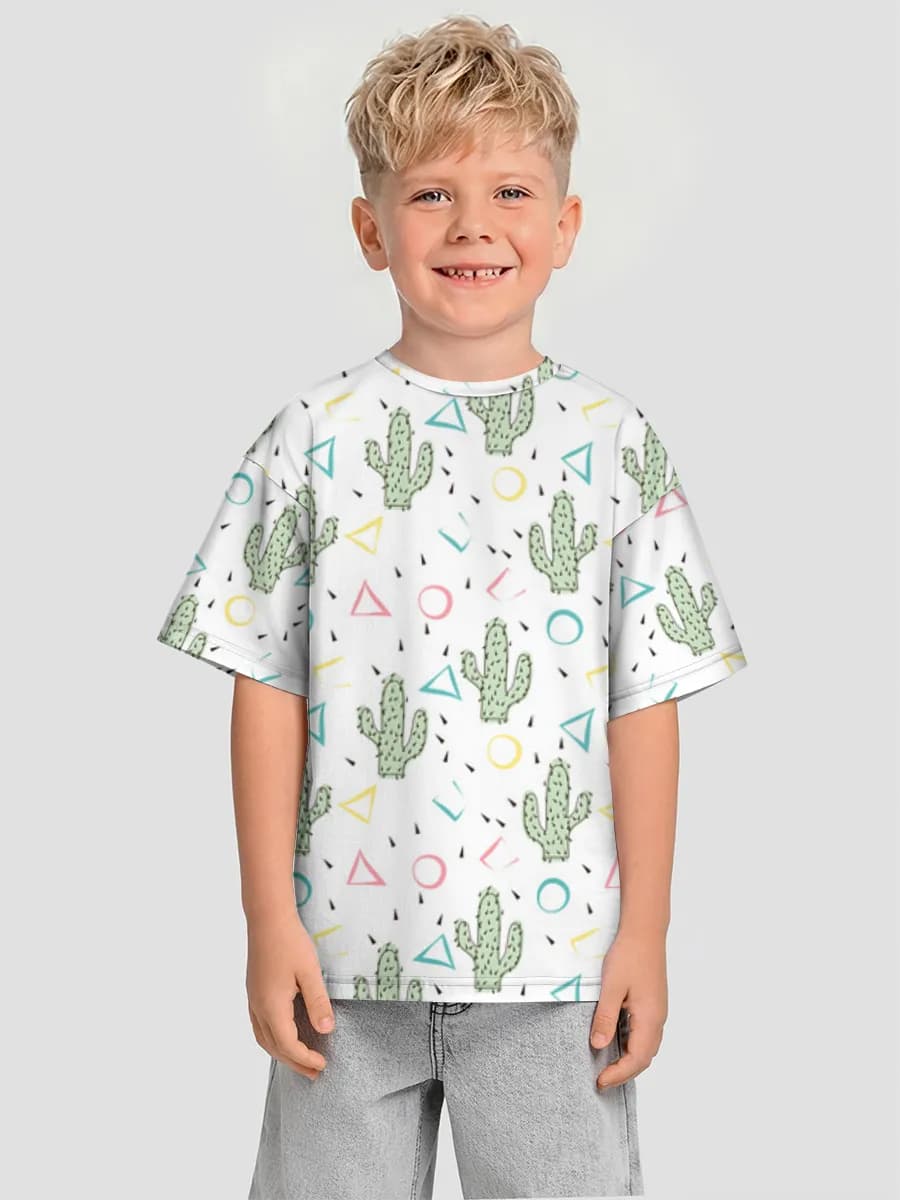 T-shirt coton oversize garçon
