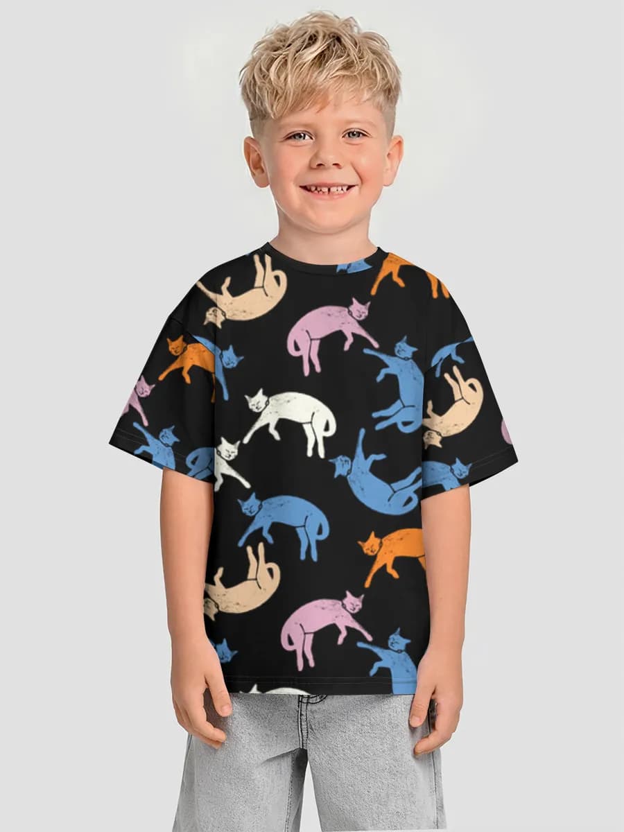 T-shirt coton oversize garçon