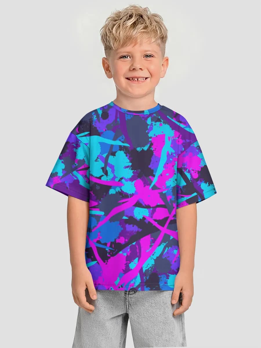 Camiseta Oversize de Algodón Niño