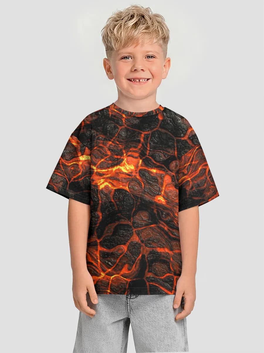 Camiseta Oversize de Algodón Niño